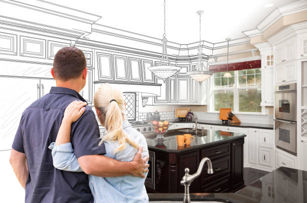 Professional Cabinet Refacing technician working in Brentwood, PA